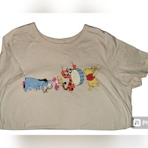 Vintage Disney Winnie the Pooh Eeyore Piglet Tigger Marching Band GraphicTEE XXL